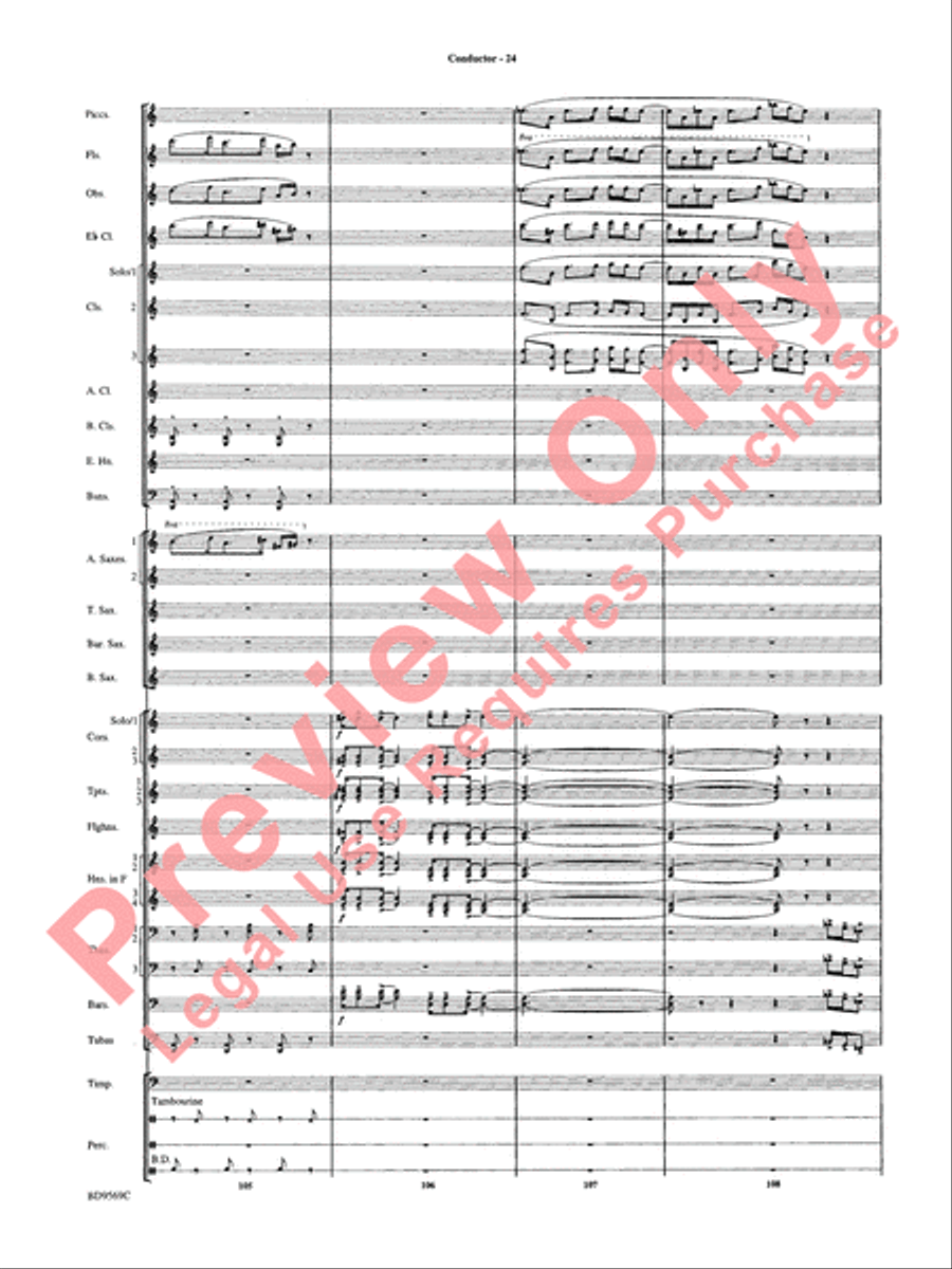 Jericho Concert Band scores gallery preview page 29