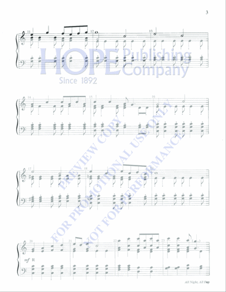 All Night, All Day 3-Octaves scores gallery preview page 3