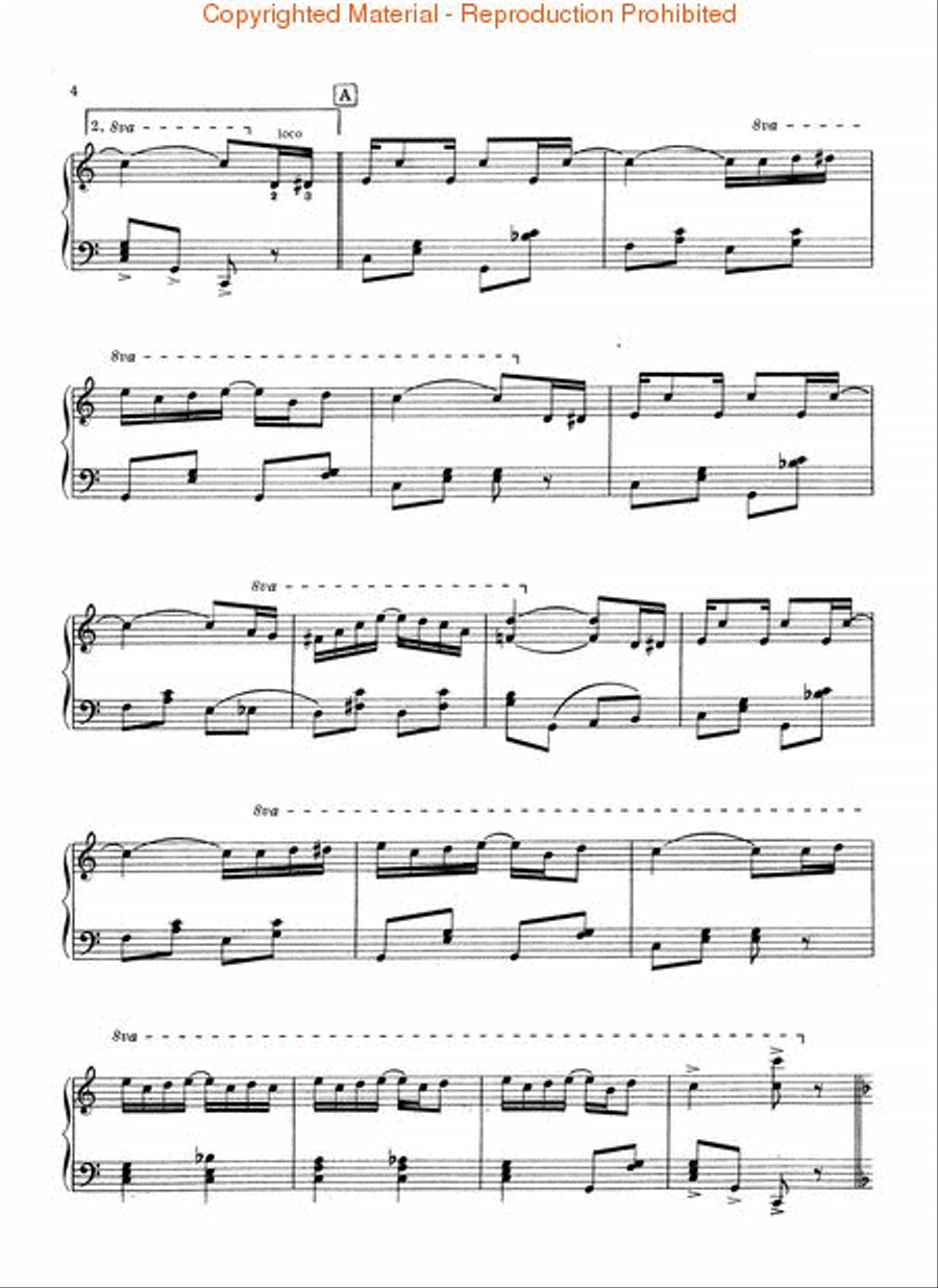 The Entertainer Piano scores gallery preview page 3