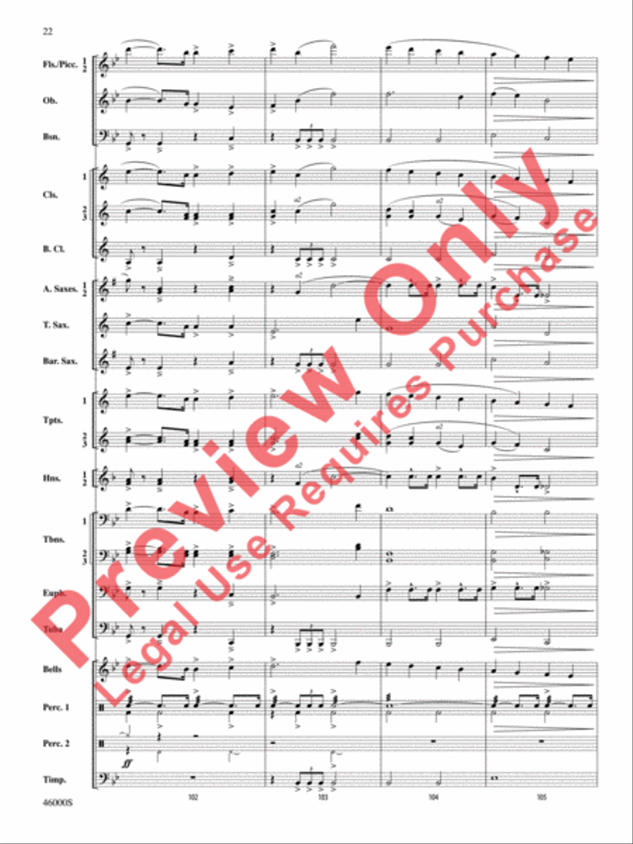 Der Lehrmeister Concert Band scores gallery preview page 23