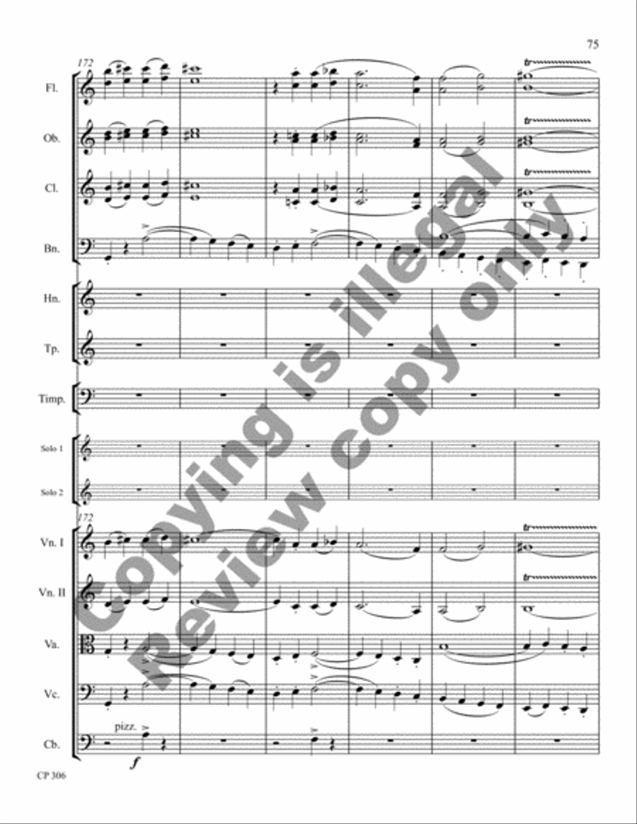 Little Suite Full Orchestra scores gallery preview page 155