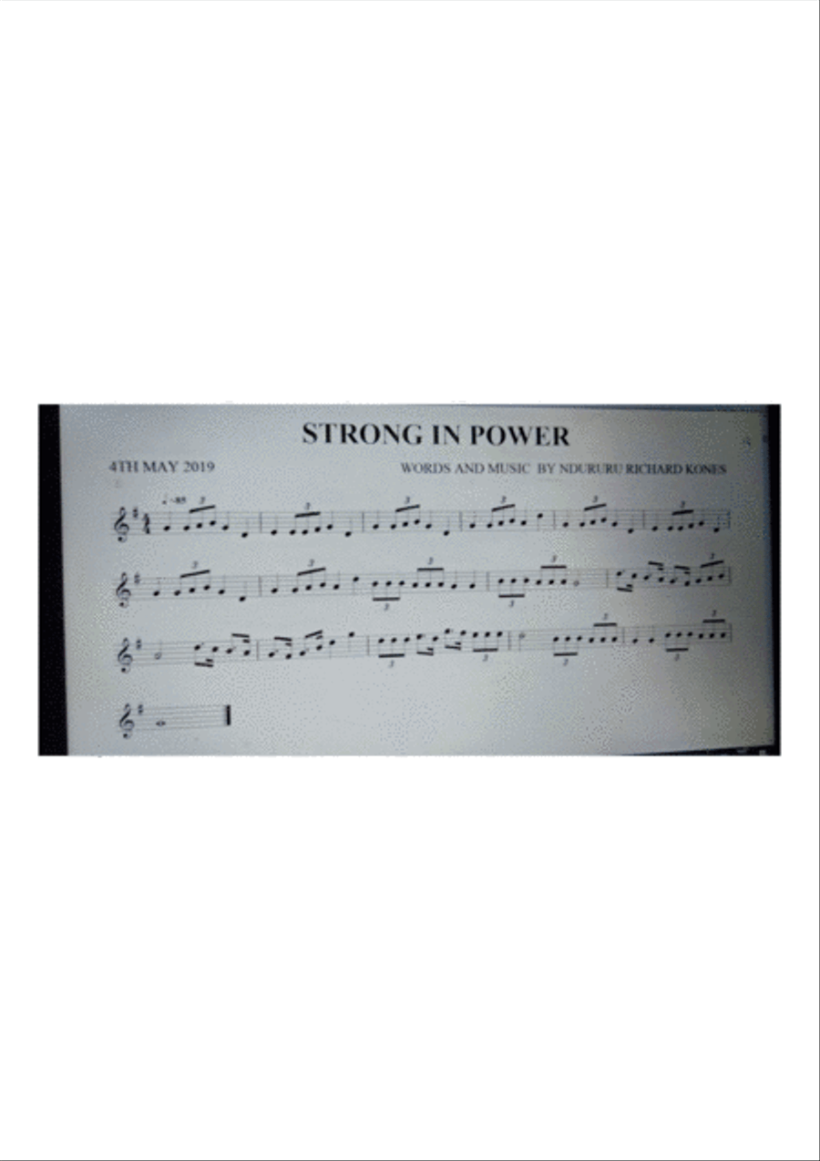 STRONG IN POWER STRONG IN POWER Small Ensemble scores gallery preview page 1