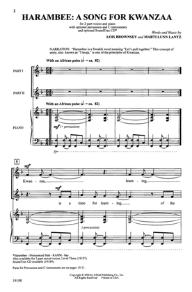 Harambee: A Song for Kwanzaa