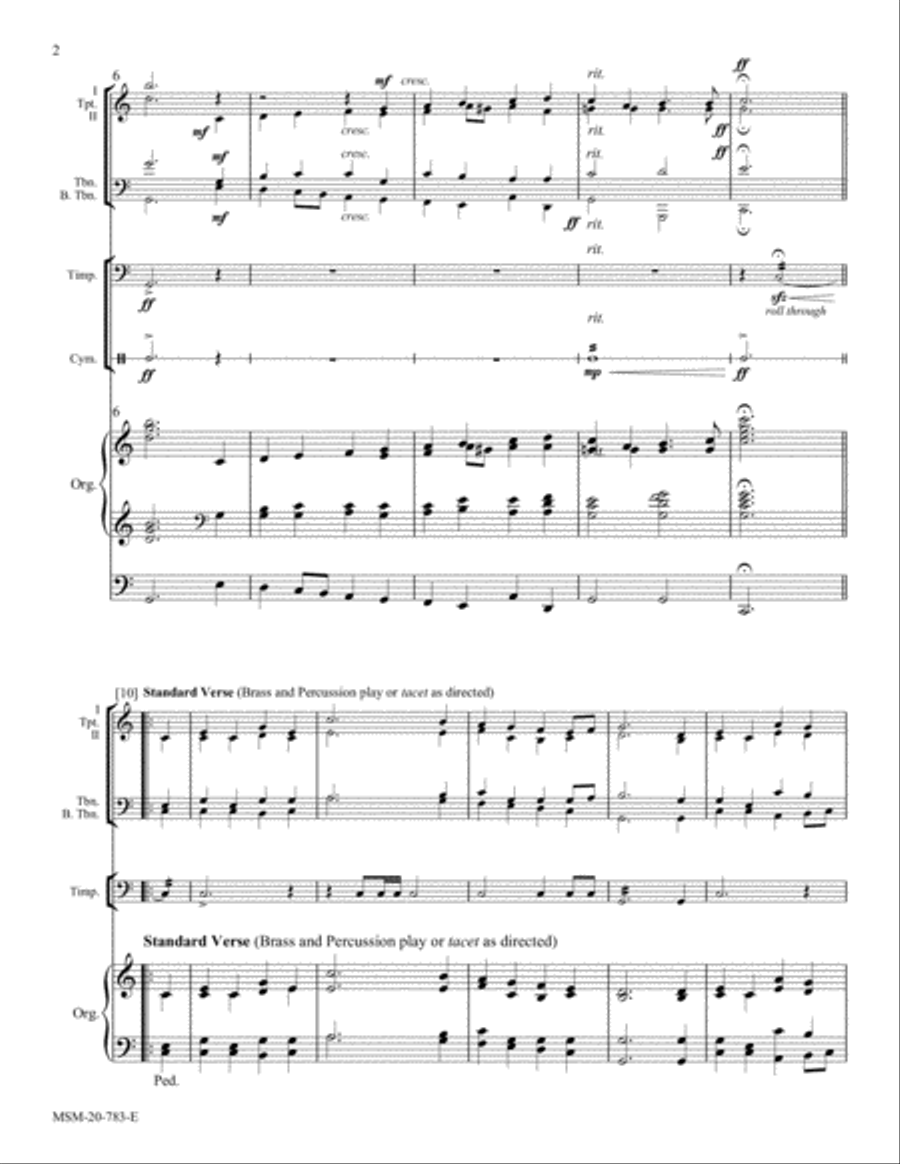 Rejoice, the Lord Is King Choir scores gallery preview page 2