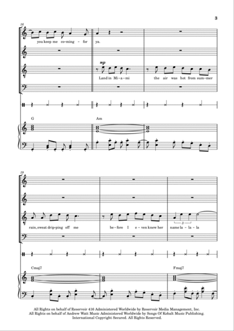Senorita 4-Part scores gallery preview page 3