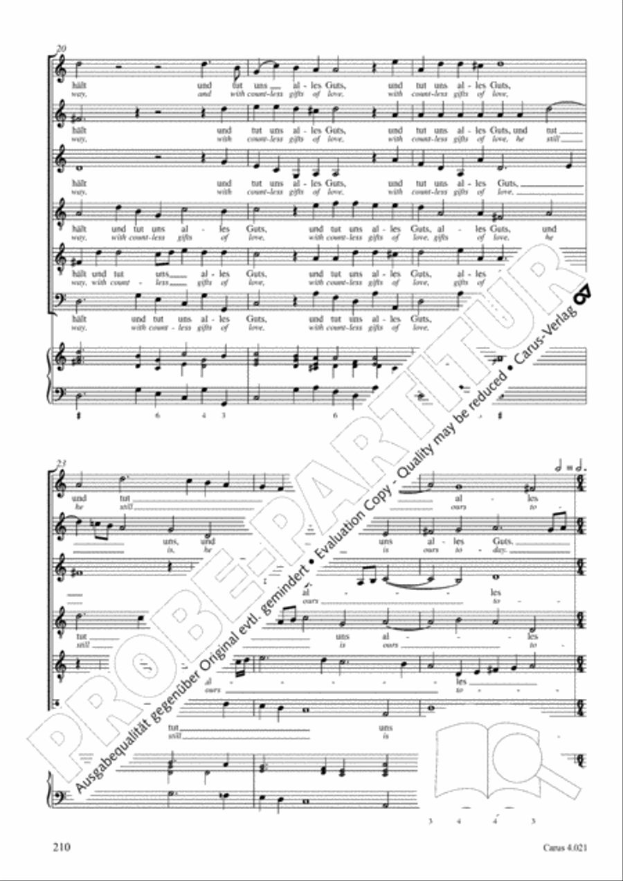 Schein: Israelsbrunnlein. Fontana d'Israel. Complete edition Choir scores gallery preview page 217