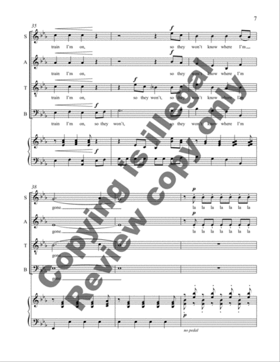 Freight Train Freight Train 4-Part scores gallery preview page 5