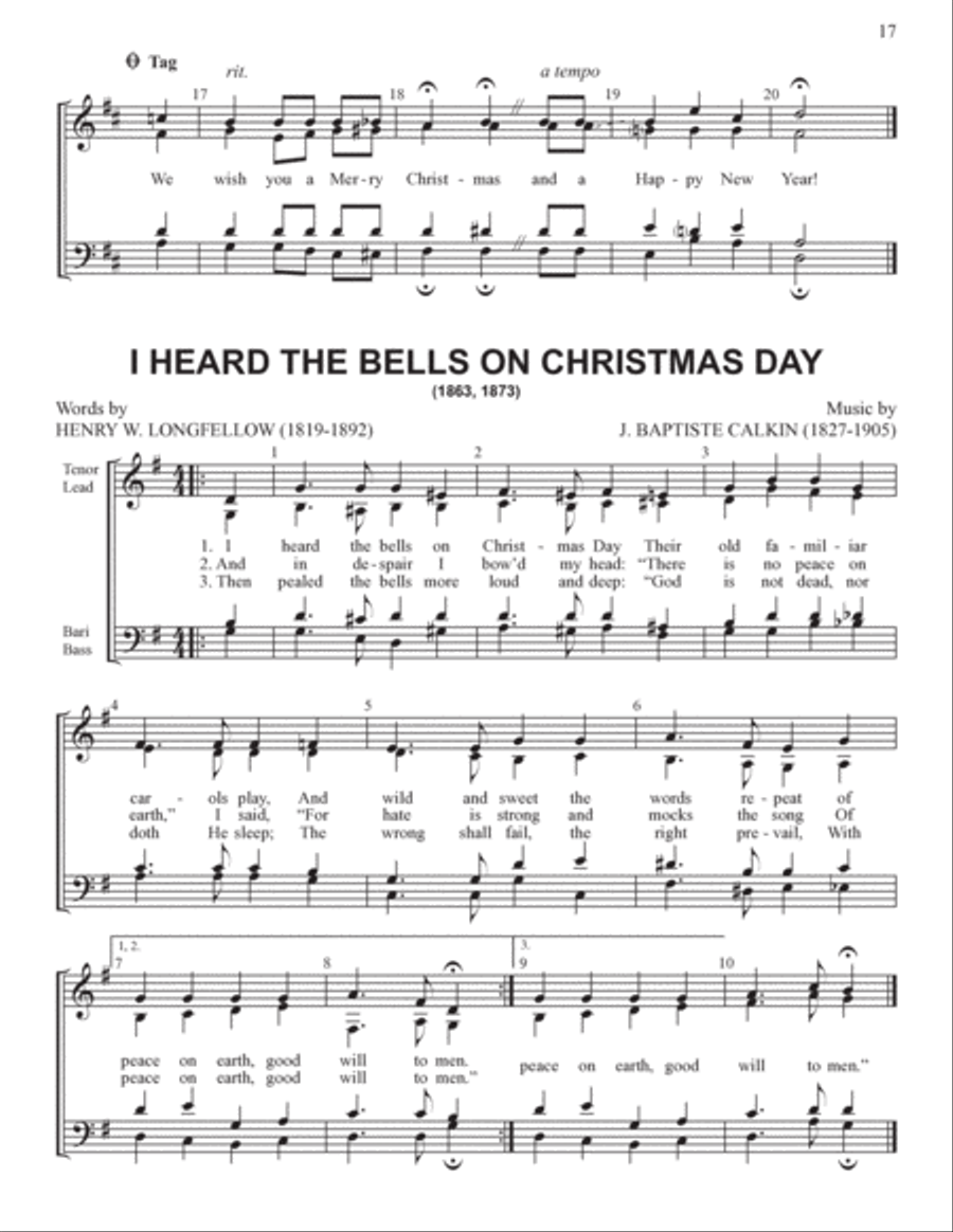 Yuletide Favorites (Volume I) 4-Part scores gallery preview page 17