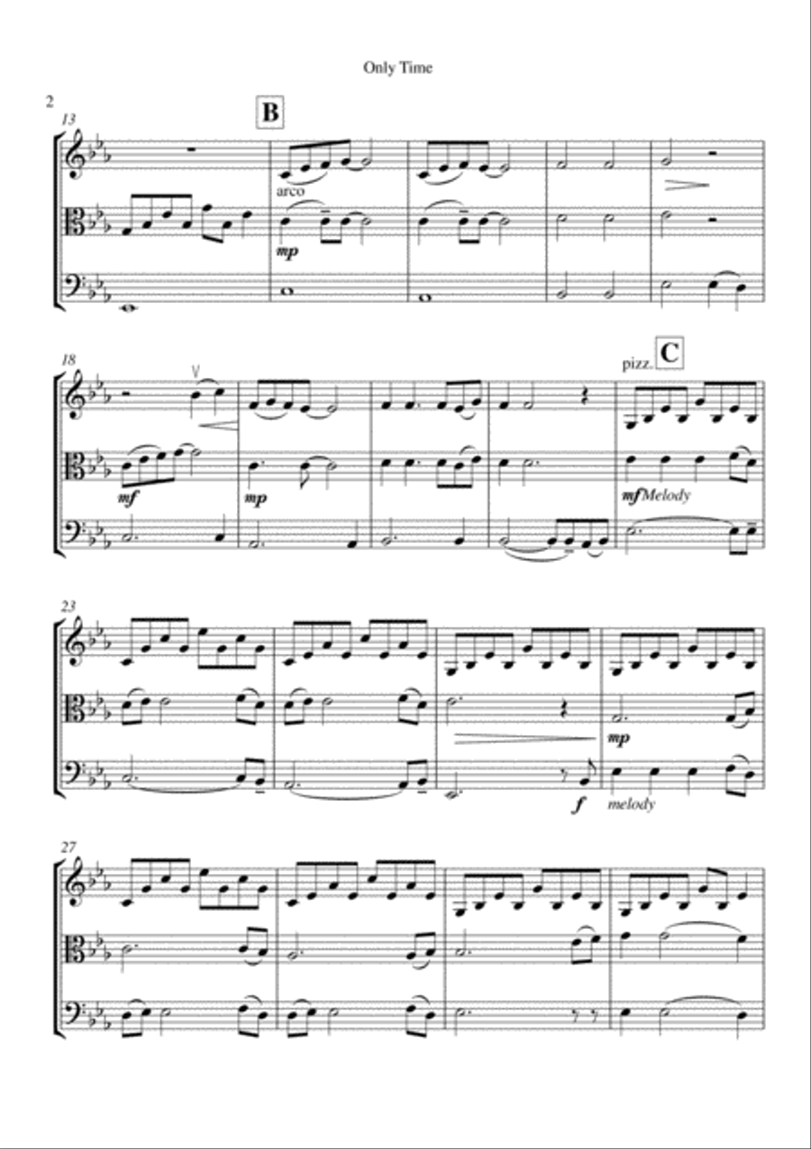 Only Time String Trio scores gallery preview page 3