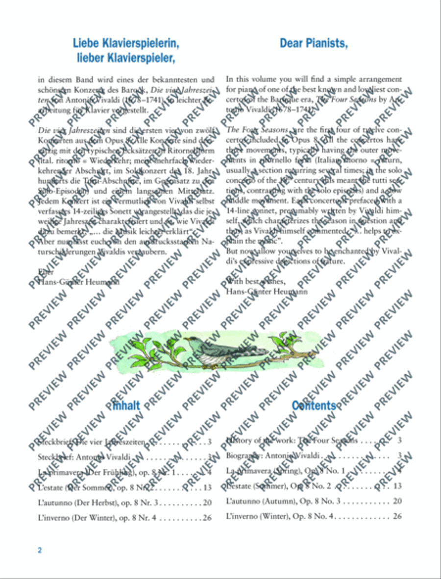The Four Seasons Violin scores gallery preview page 3