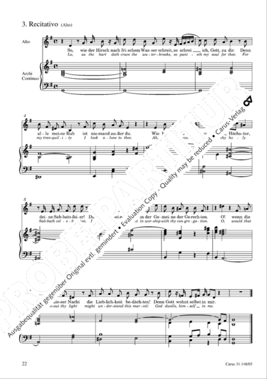 Give to the Lord glory due the Master (Bringet dem Herrn Ehre seines Namens) 4-Part scores gallery preview page 23
