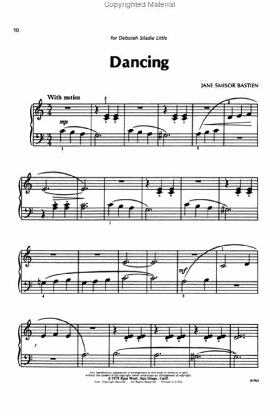 Piano Recital Solos, Level 1 Piano Method scores gallery preview page 3