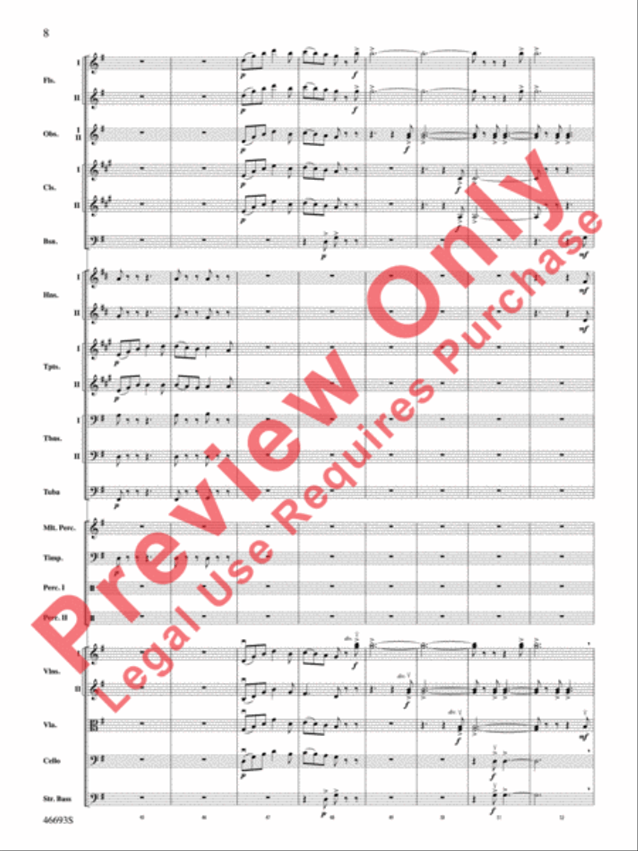 Suite of Carols Full Orchestra scores gallery preview page 9