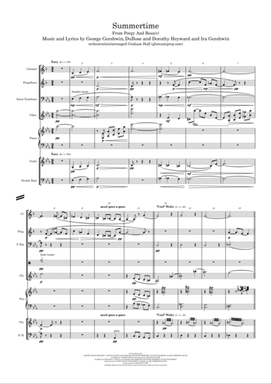 Summertime Small Ensemble scores gallery preview page 2