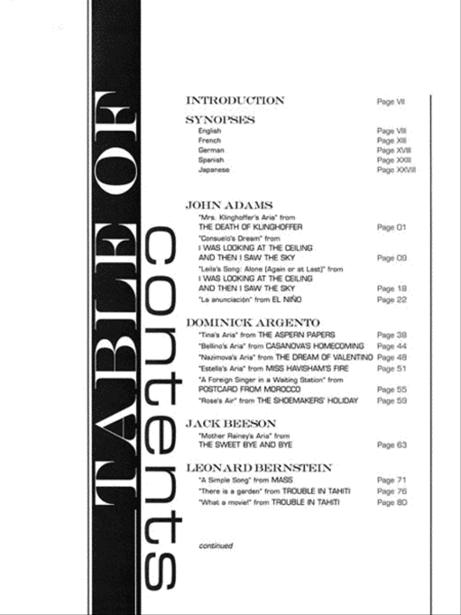 American Arias Mezzo-Soprano Voice scores gallery preview page 3