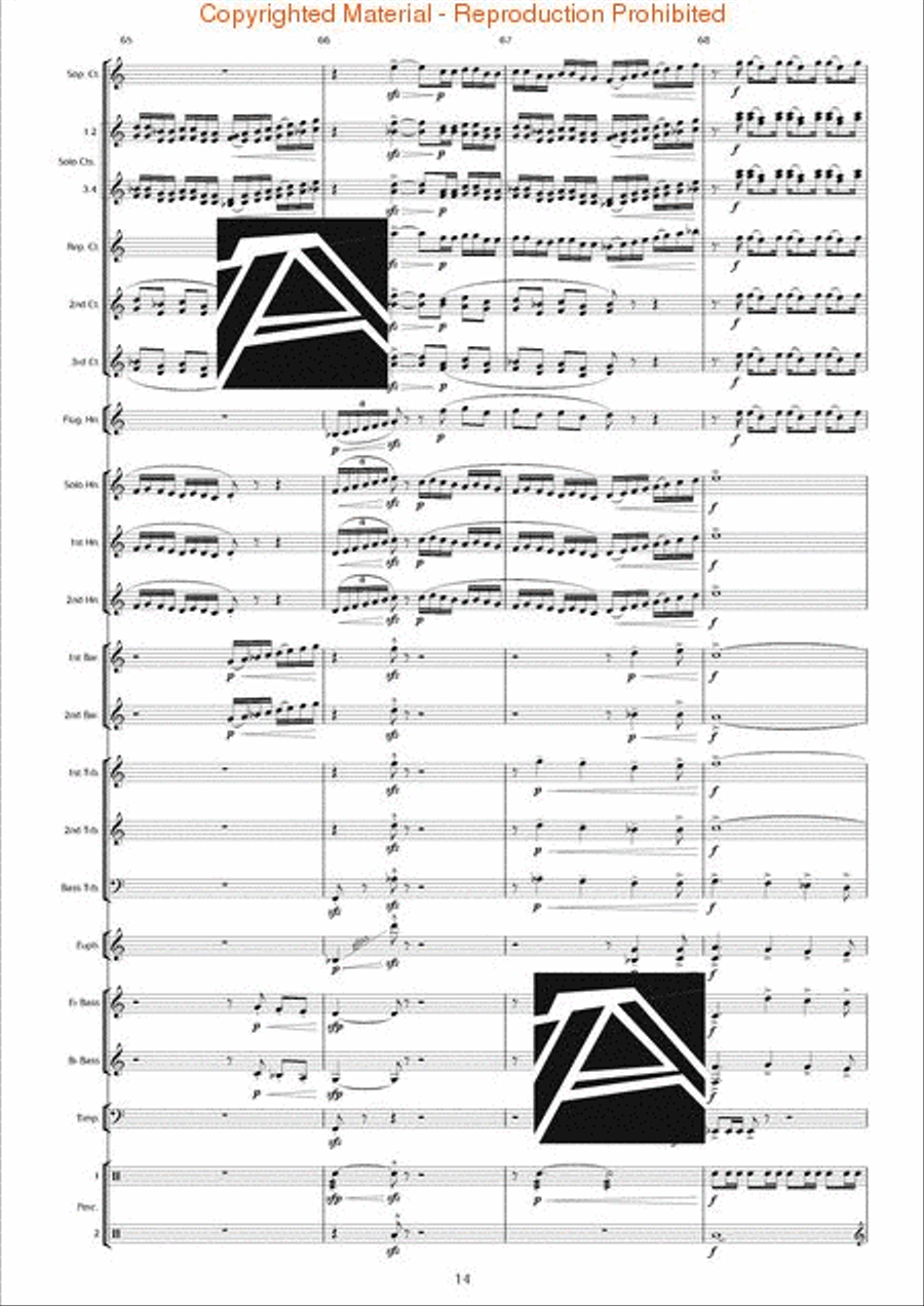 Surround Sound Surround Sound Brass Band scores gallery preview page 15