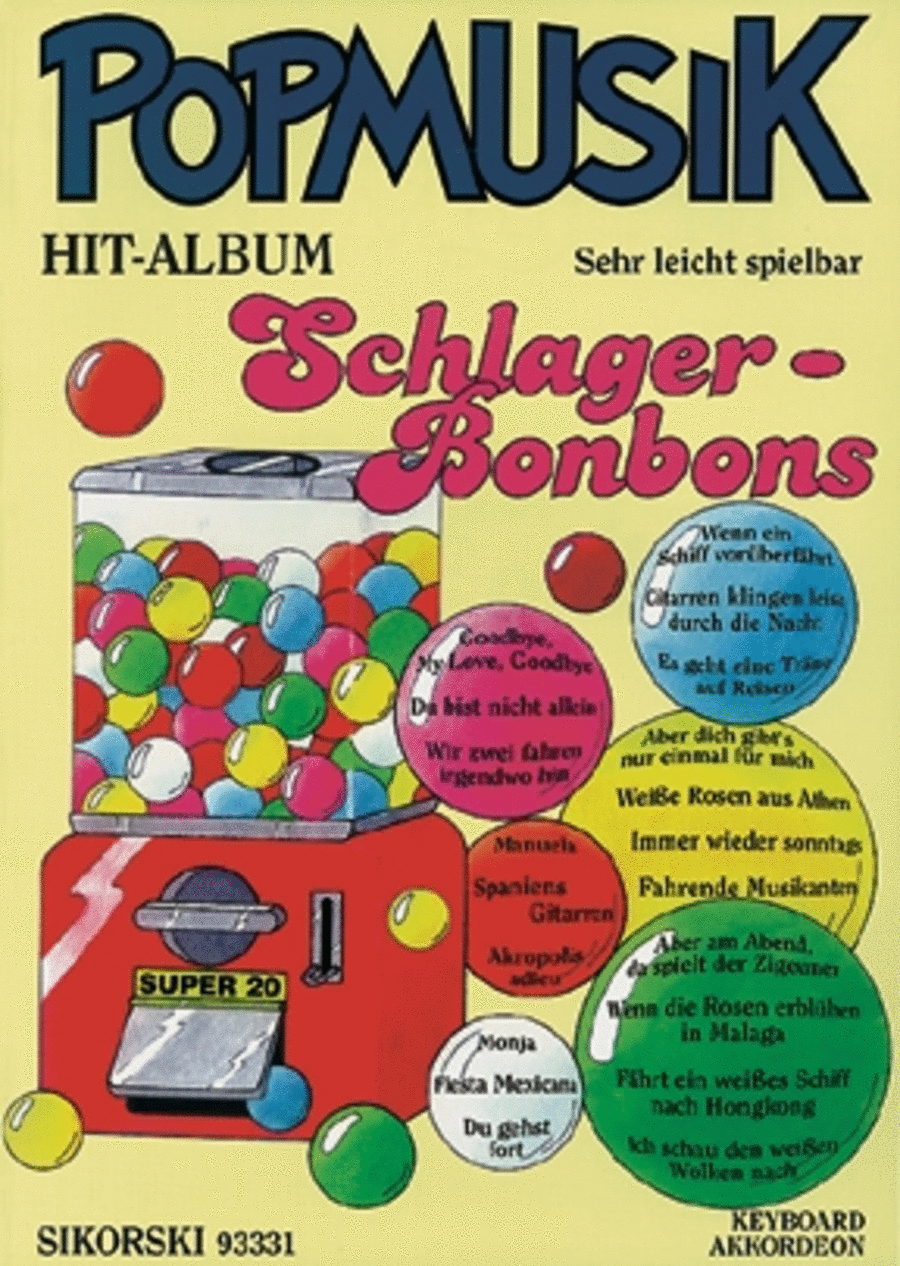 Popmusik Hit-album Super 20: Schlagerbonbons -fur Keyboard Oder Akkordeon- Piano scores gallery preview page 1