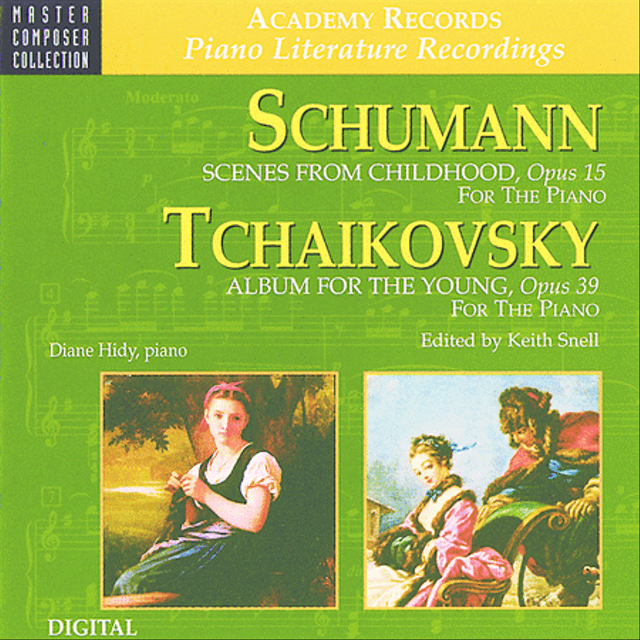 Schumann Scenes from Childhood & Tchaikovsky Album for the Young (CD) Easy Piano scores gallery preview page 1