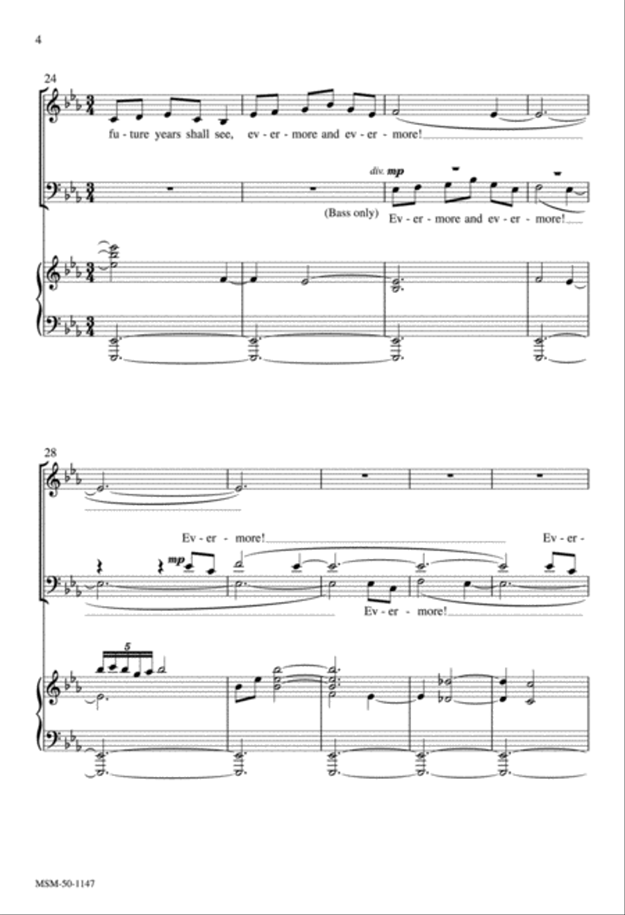 Of the Father's Love Begotten Divisi scores gallery preview page 3
