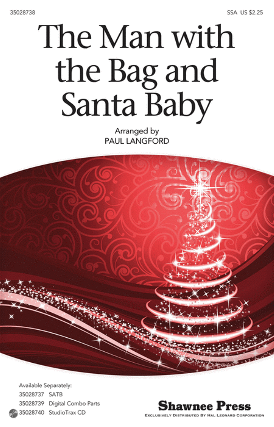 The Man With The Bag And Santa Baby SSA scores gallery preview page 1