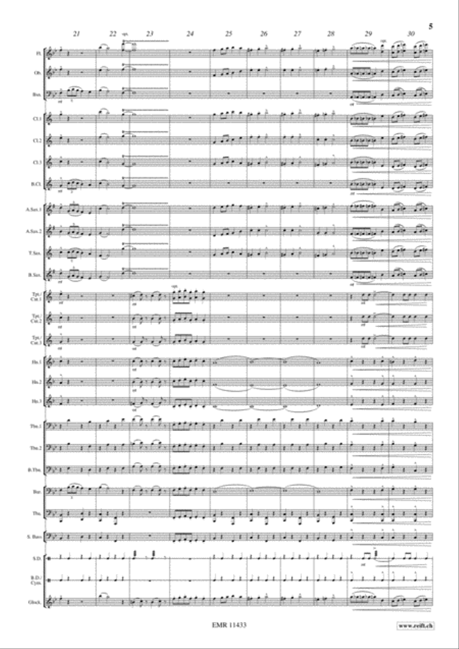 American Legion Concert Band scores gallery preview page 6