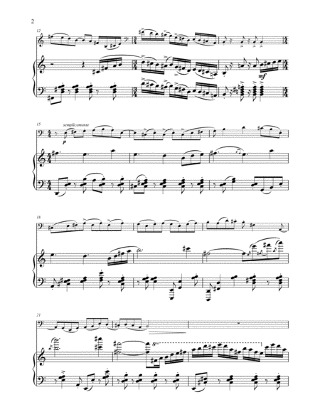 Bagatella for cello and piano image number null