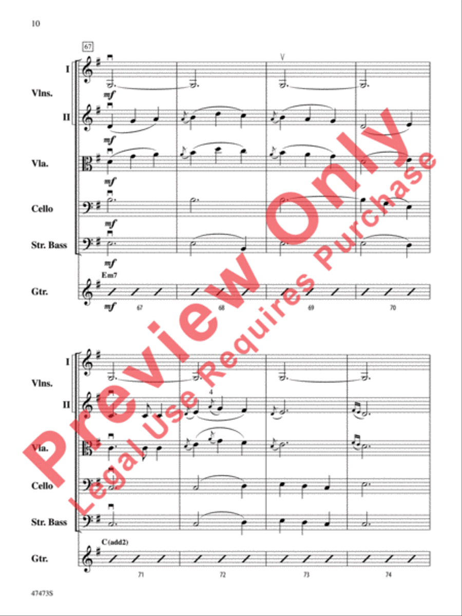 Josephine's Waltz String Orchestra scores gallery preview page 11