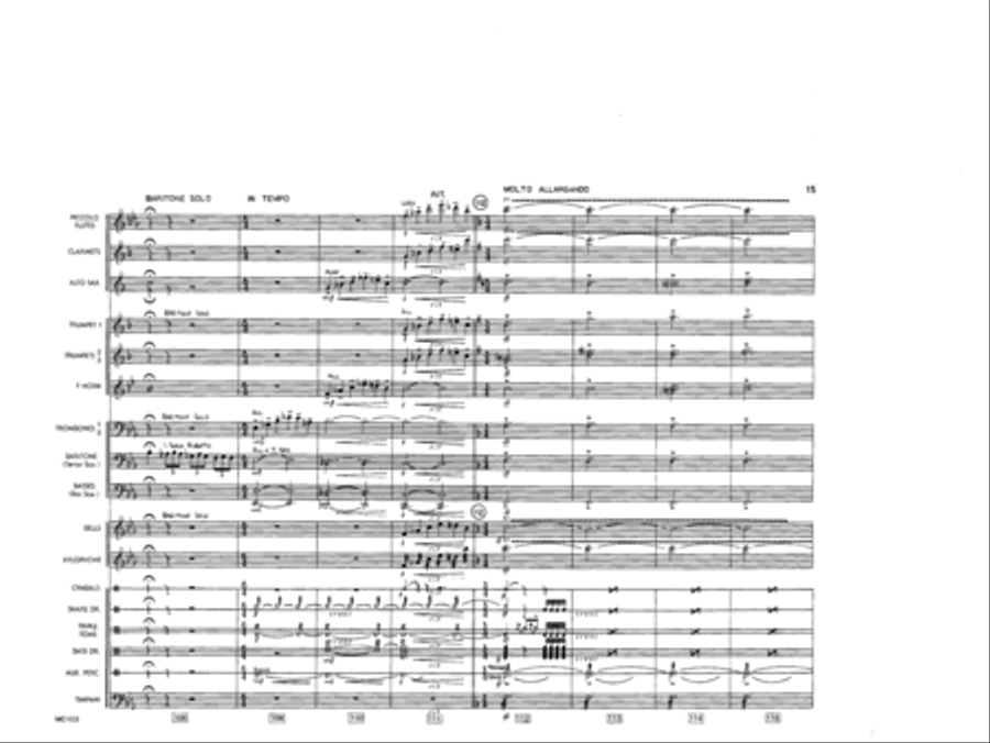 Scheherazade Marching Band scores gallery preview page 16