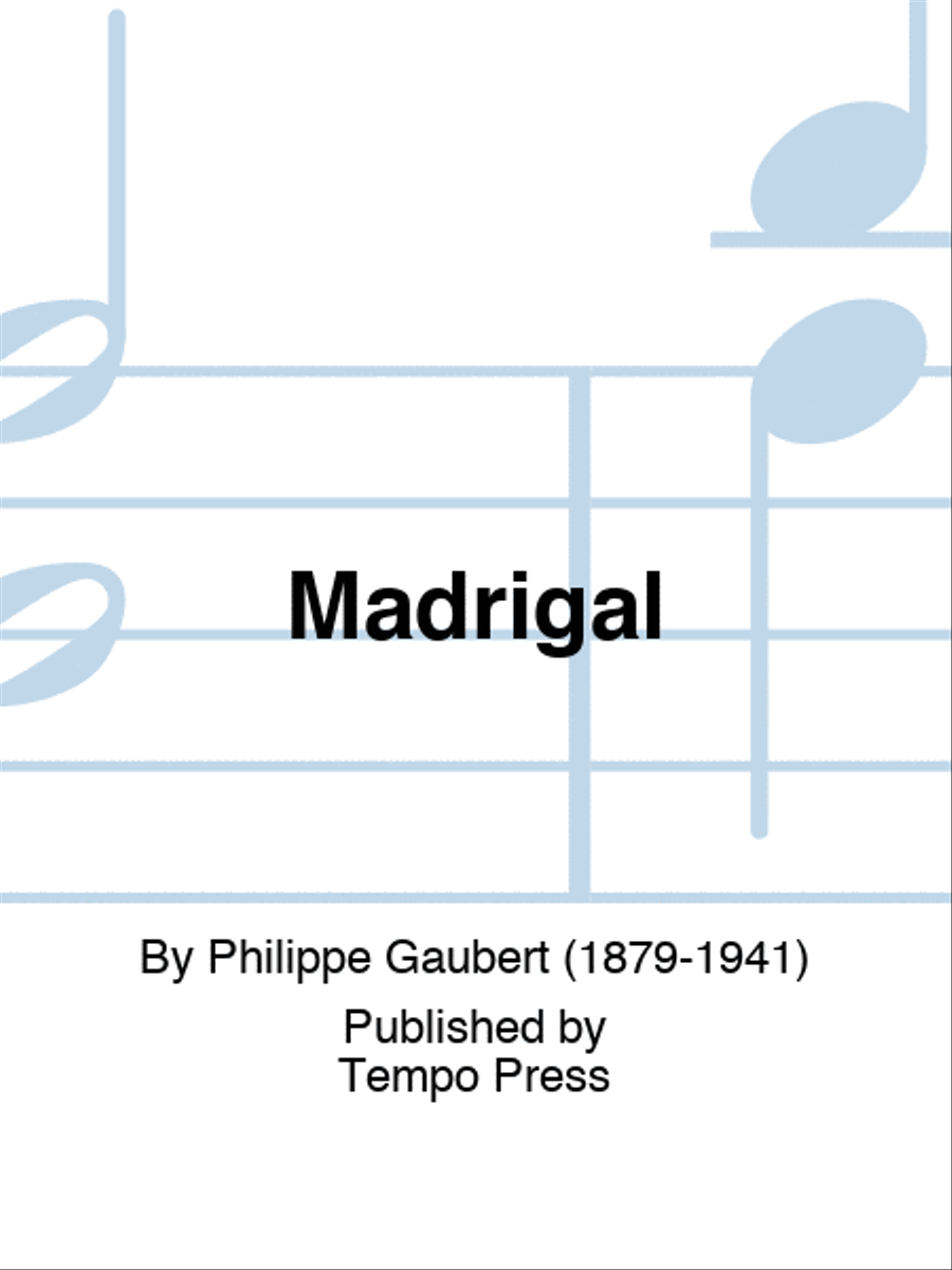 Madrigal Madrigal Choir scores gallery preview page 1