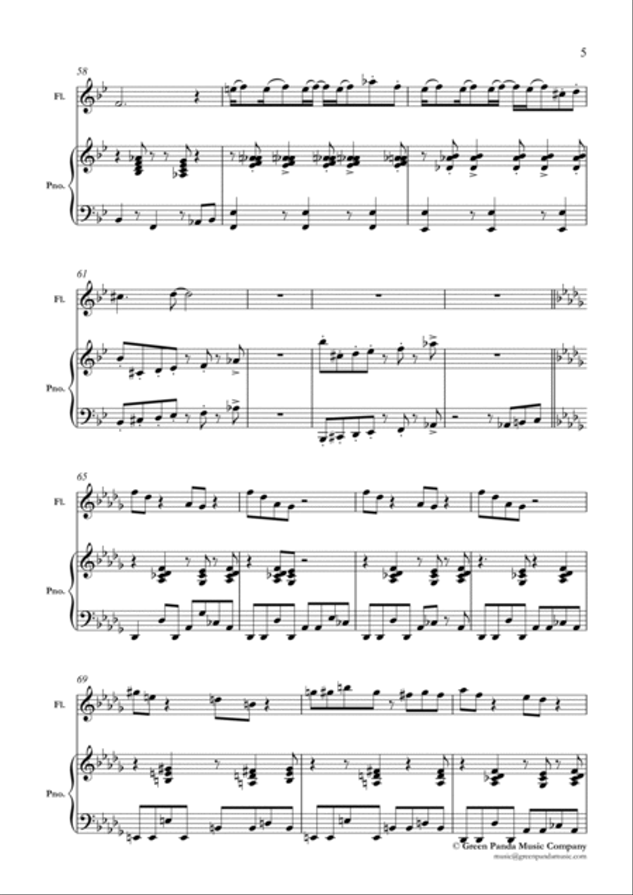 Americana Flute Solo scores gallery preview page 5