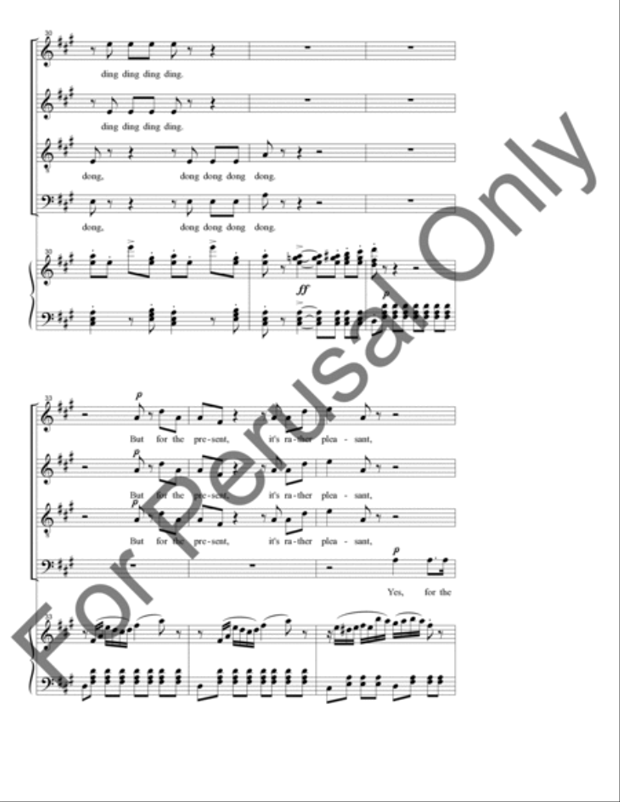 Chorus of the Servants Chorus of the Servants 4-Part scores gallery preview page 7