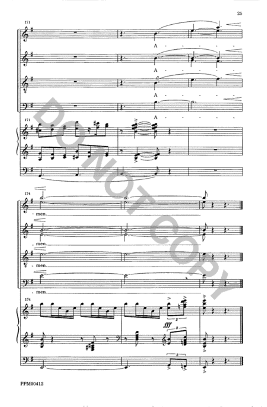 Laudate Dominum 4-Part scores gallery preview page 26