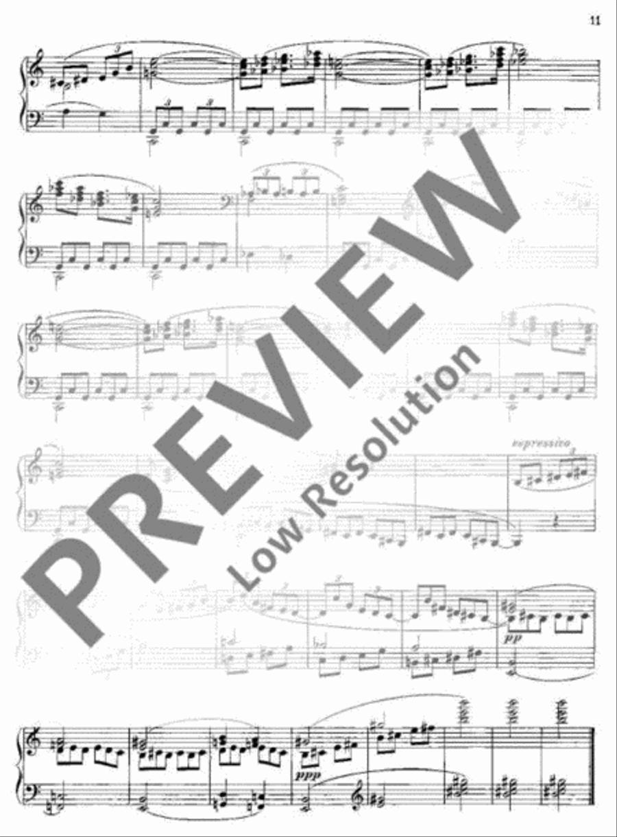 Miniatures Piano Solo scores gallery preview page 12