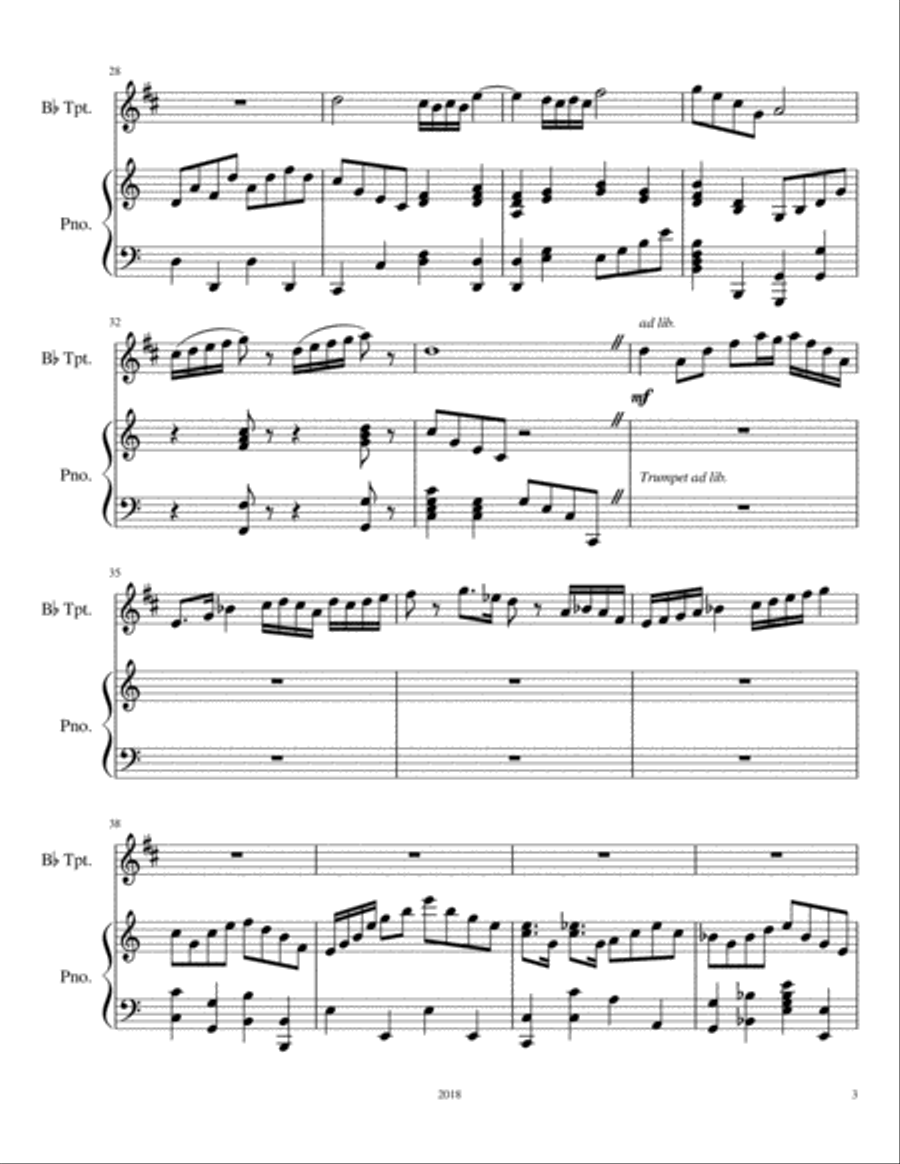 Acapulco Gold Trumpet Solo scores gallery preview page 3