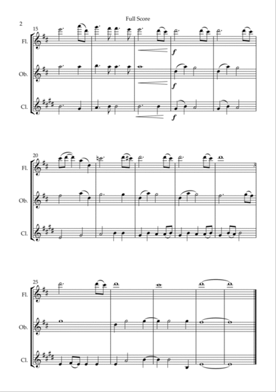 Jurassic Park Iii Woodwind Trio scores gallery preview page 2
