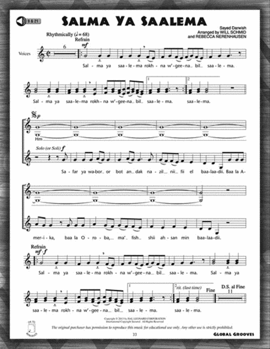 Global Grooves Choir scores gallery preview page 3