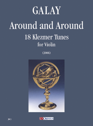 Book cover for Around and Around. 18 Klezmer Tunes for Violin (2006)