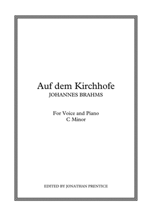 Book cover for Auf dem Kirchhofe (C Minor)