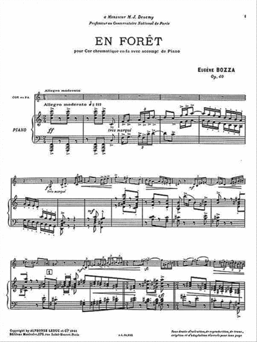 En Foret Horn scores gallery preview page 3