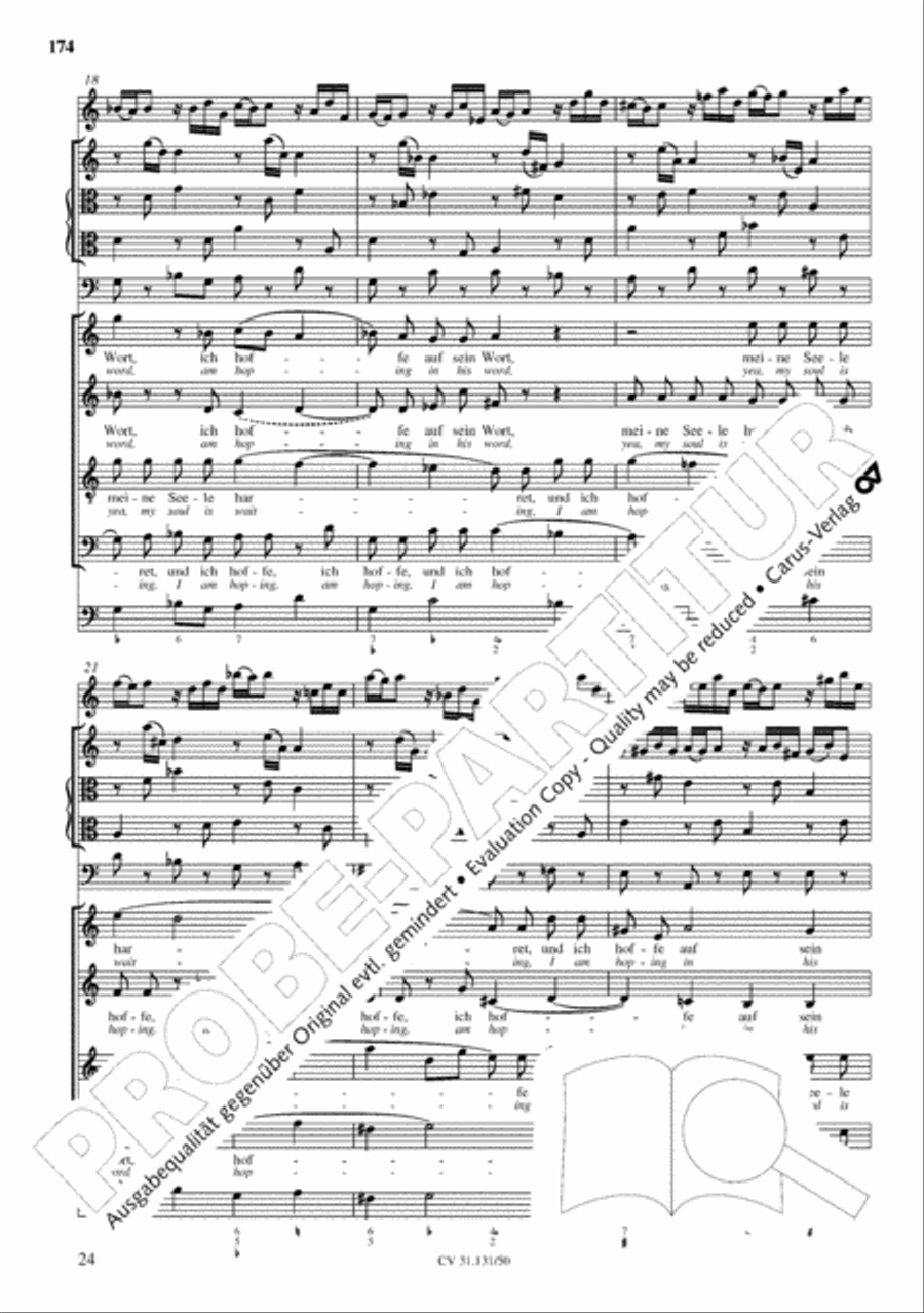 The Complete Sacred Vocal Works (Das geistliche Vokalwerk) Voice scores gallery preview page 175