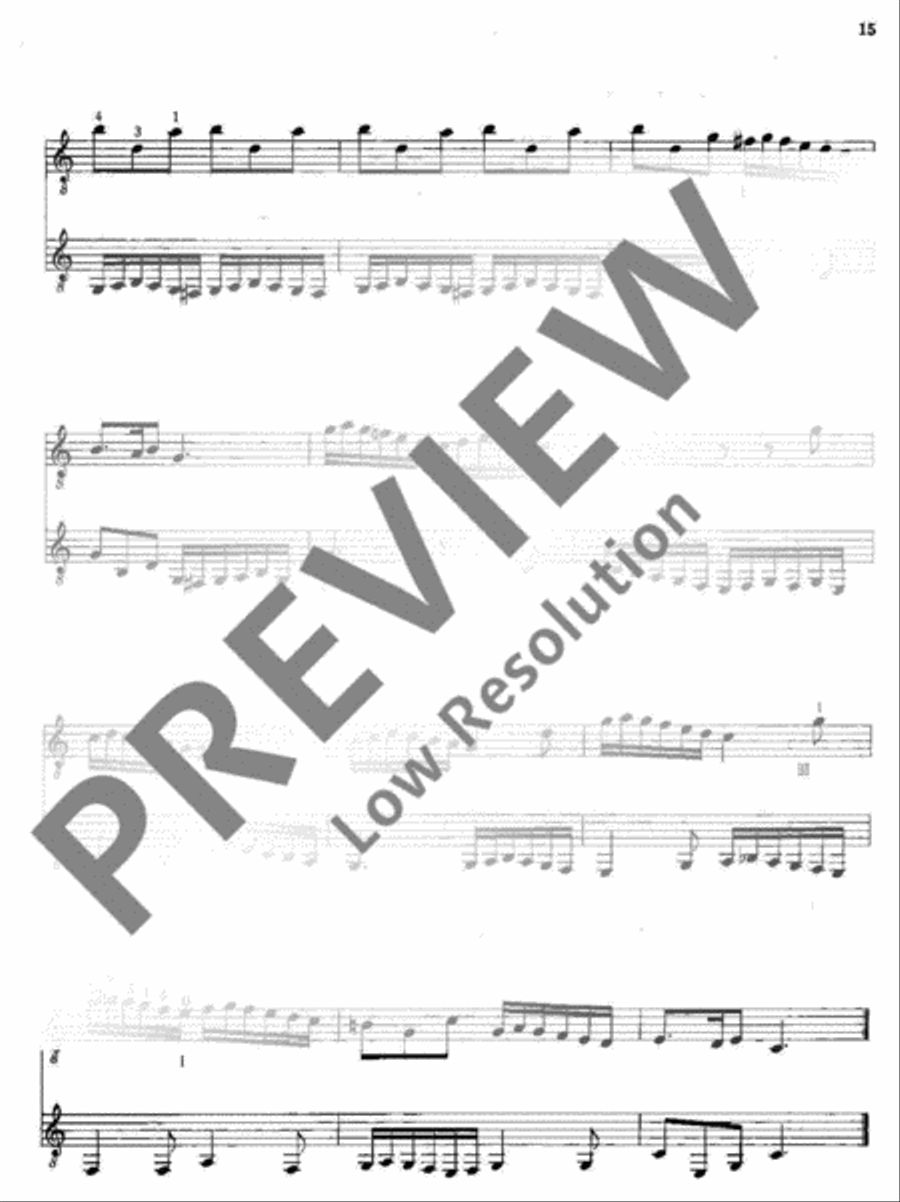 16 Little Pieces Classical Guitar scores gallery preview page 16