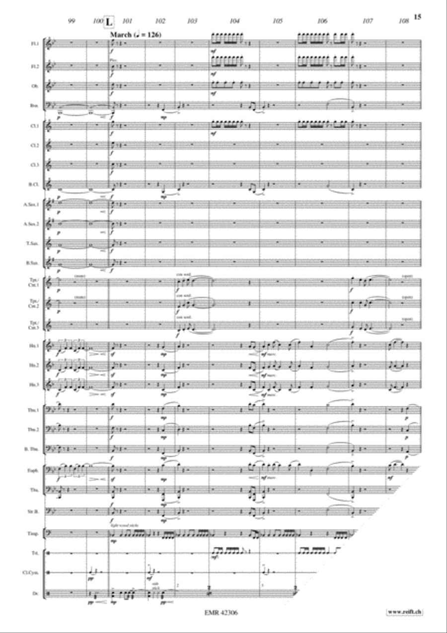 Escape To Victory Concert Band scores gallery preview page 10