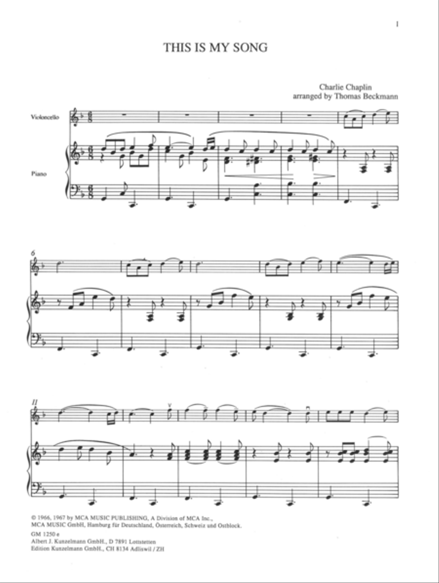 Oh! That Cello! - Volume 5 Piano Accompaniment scores gallery preview page 2