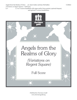 Book cover for Angels from the Realms of Glory (Variations on Regent Square) - Full Score