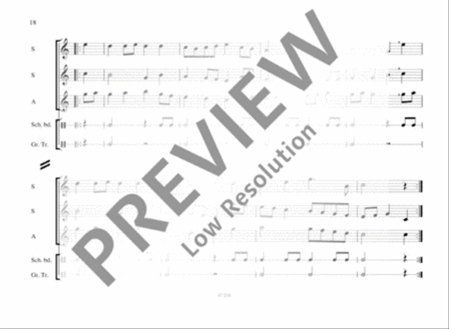 Old French Dances SSA scores gallery preview page 19