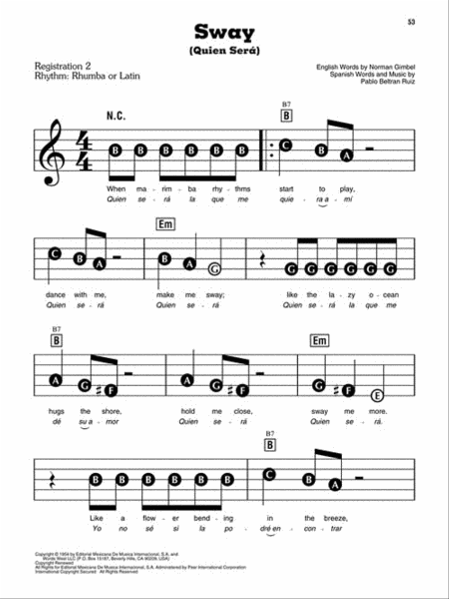 Songs for All Occasions Electronic Keyboard scores gallery preview page 6