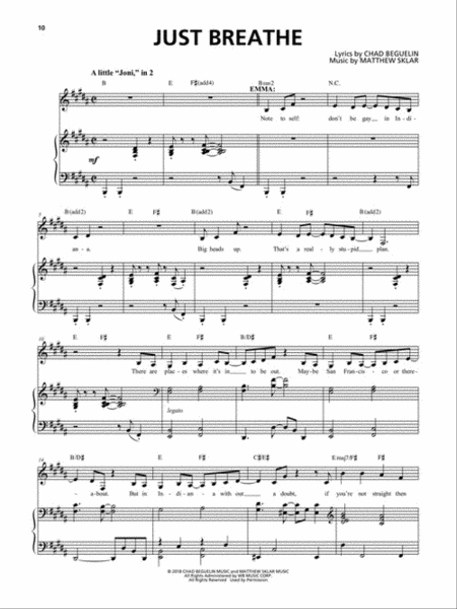 The Prom Voice scores gallery preview page 6