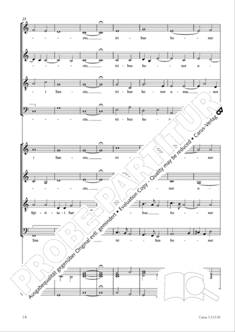 Ave maris stella (Ave maris stella (Ave, Stern der Meere)) 4-Part scores gallery preview page 15