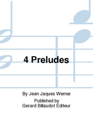 Book cover for 4 Preludes
