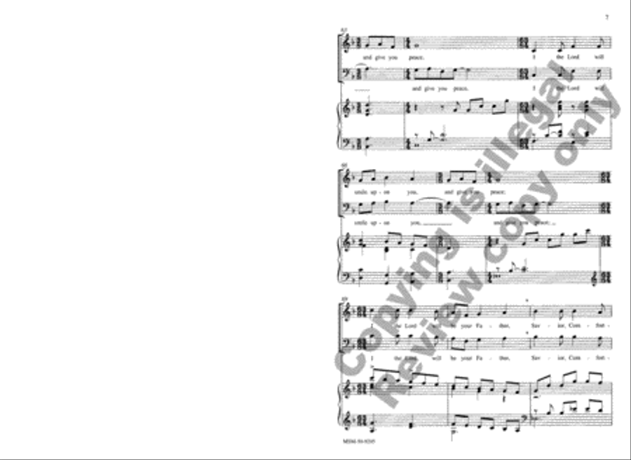 Go, My Children, with My Blessing 3-Part scores gallery preview page 8
